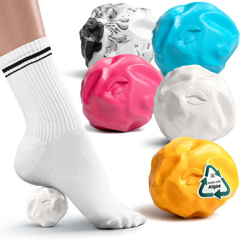 Oceanfoam Wave Massage Ball Roller Textured Lacrosse Ball For Plantar Fasciitis
