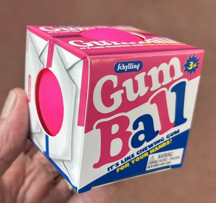 SCHYLLING GUM BALL gumball SEALED new box STRESS BALL SQUISHY TOY hard-to-find