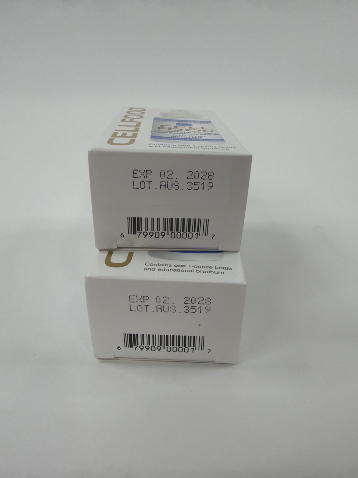 (Lot Of Two)Bottles CELLFOOD ORIGINAL 1 FL Oz OXYGEN ENERGY by Lumina Health