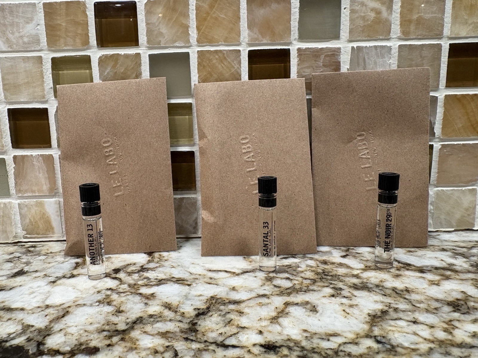 Le Labo Sample Set Santal 33 Another 13 & The Noir 29 Eau De Parfum 0.025 Oz Ea