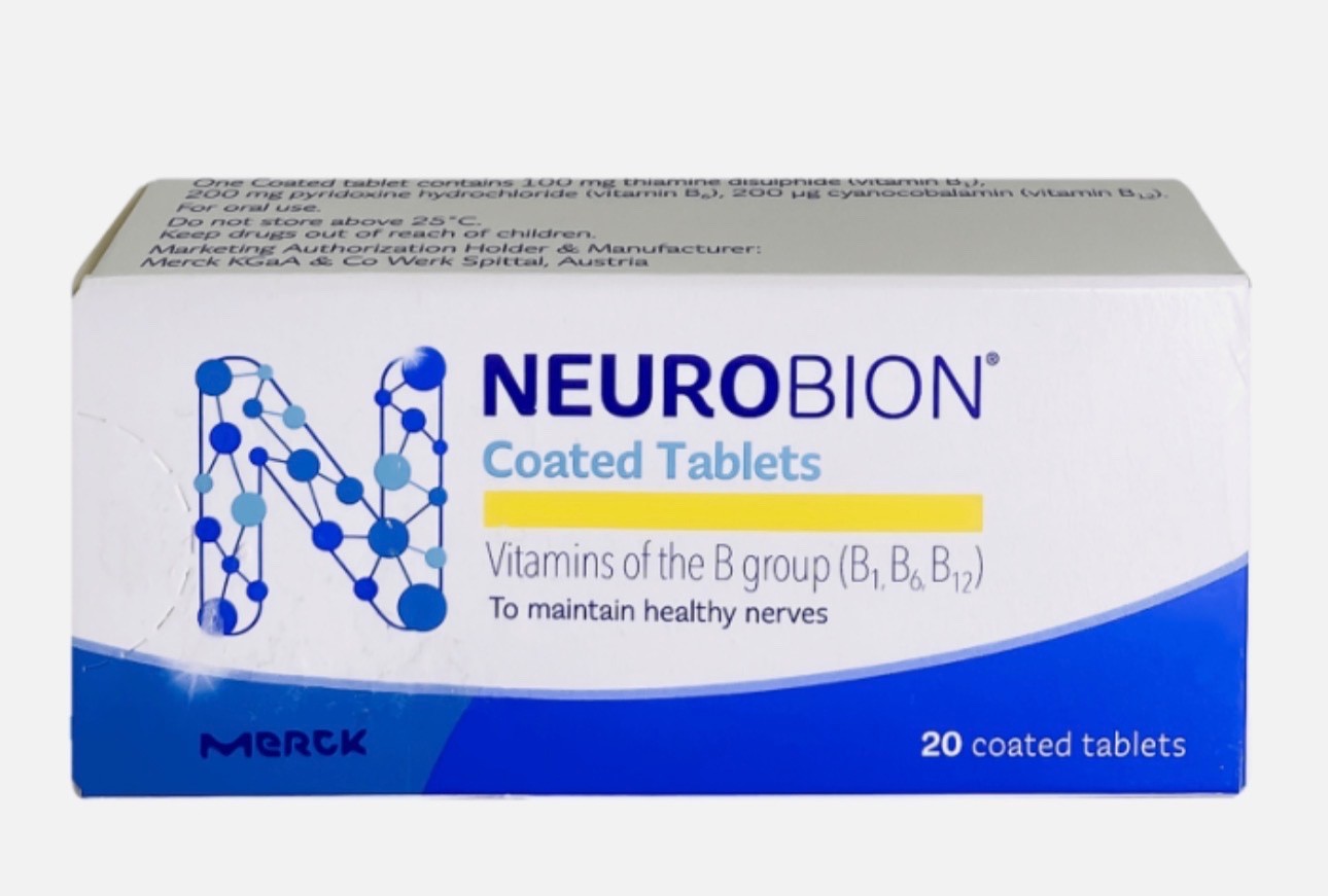 2X Neurobion Vitamin B1, B6, B12 Nerve Relief, Numbness & Tingling