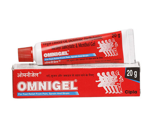 Cipla Omni Gel 20gm Tube for Pain Relief Very Fast Delivery EXP 2025/26