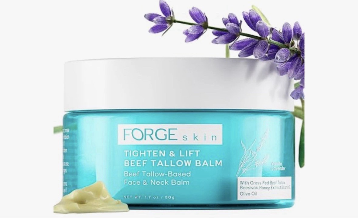 Forge Skin Women Tighten & Lift Beef Tallow Balm Face Neck Balm 1.7 Oz/ 50g