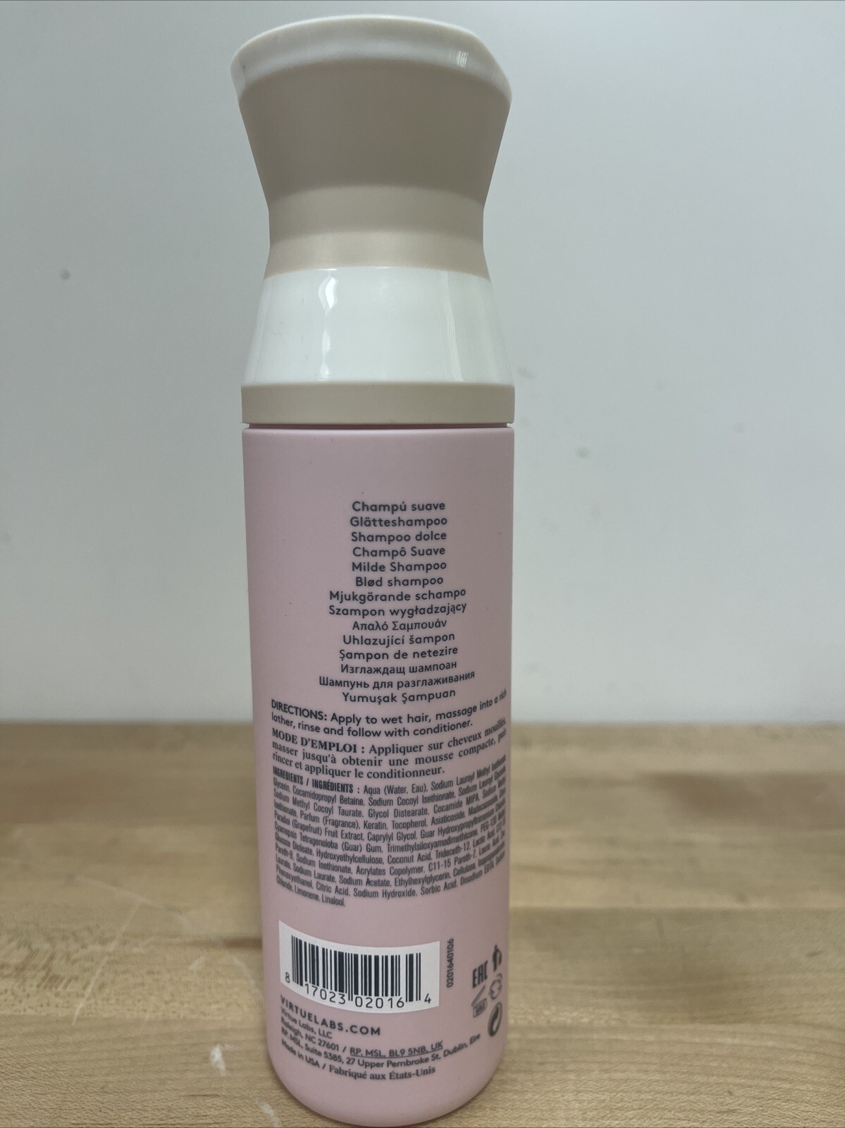 Virtue Labs Smooth Shampoo 8 oz. Shampoo