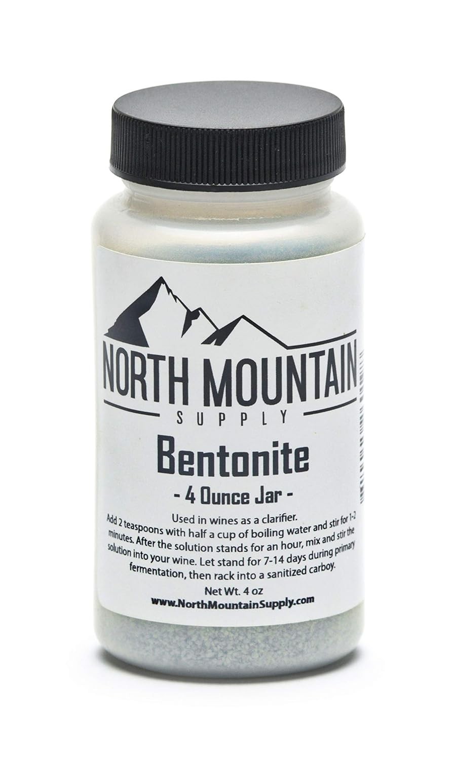 Tamper-Evident 4 Oz Food Grade Bentonite Clay – Perfect for Wine & Beauty Uses