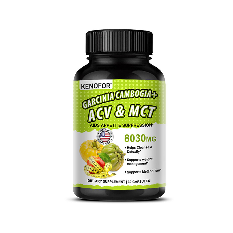 Garcinia Cambogia Extract Capsules for Rapid Weight Loss – Vegan, 8030 Mg