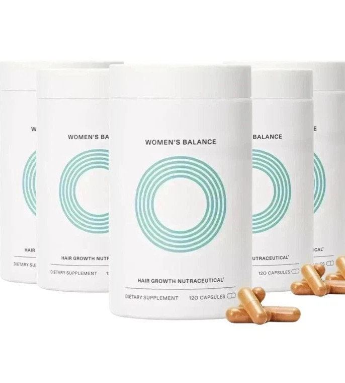 5 Pack Women’s Balance Growth Hair Supplements Premium Ages 45 and up 120 Capsul