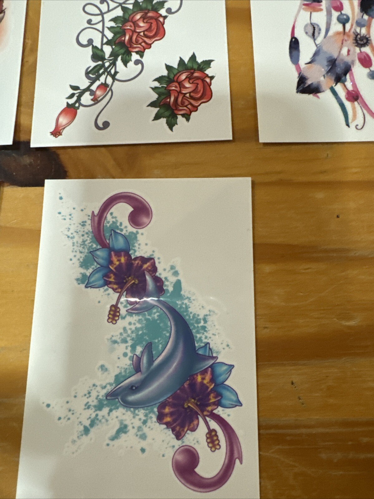 Rub on tattoo. Adult. Teens. Assorted Designs. Temporary Tattoo Lot Of 11 NEW!!