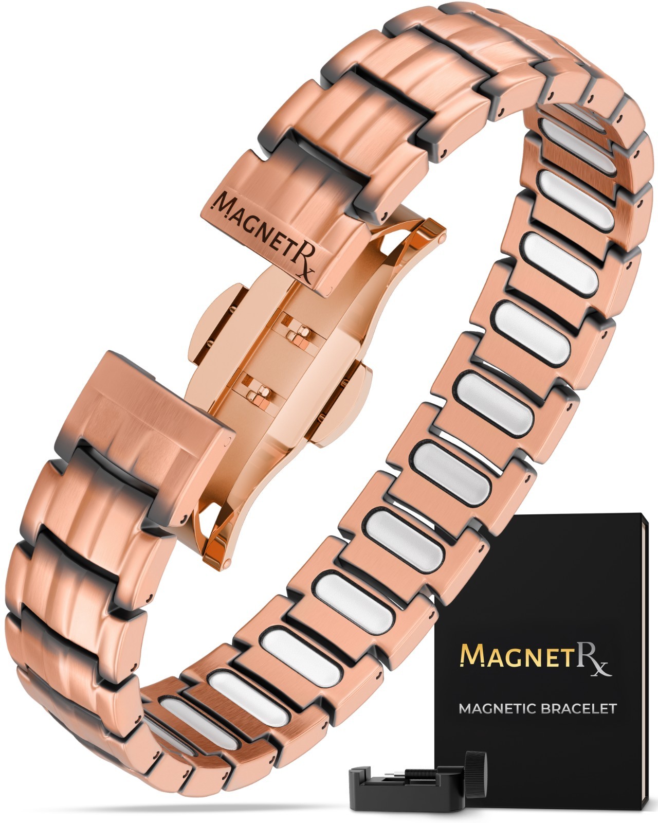 MagnetRX® Arthritis Pain Relief Magnetic Copper Bracelets for Men & Women