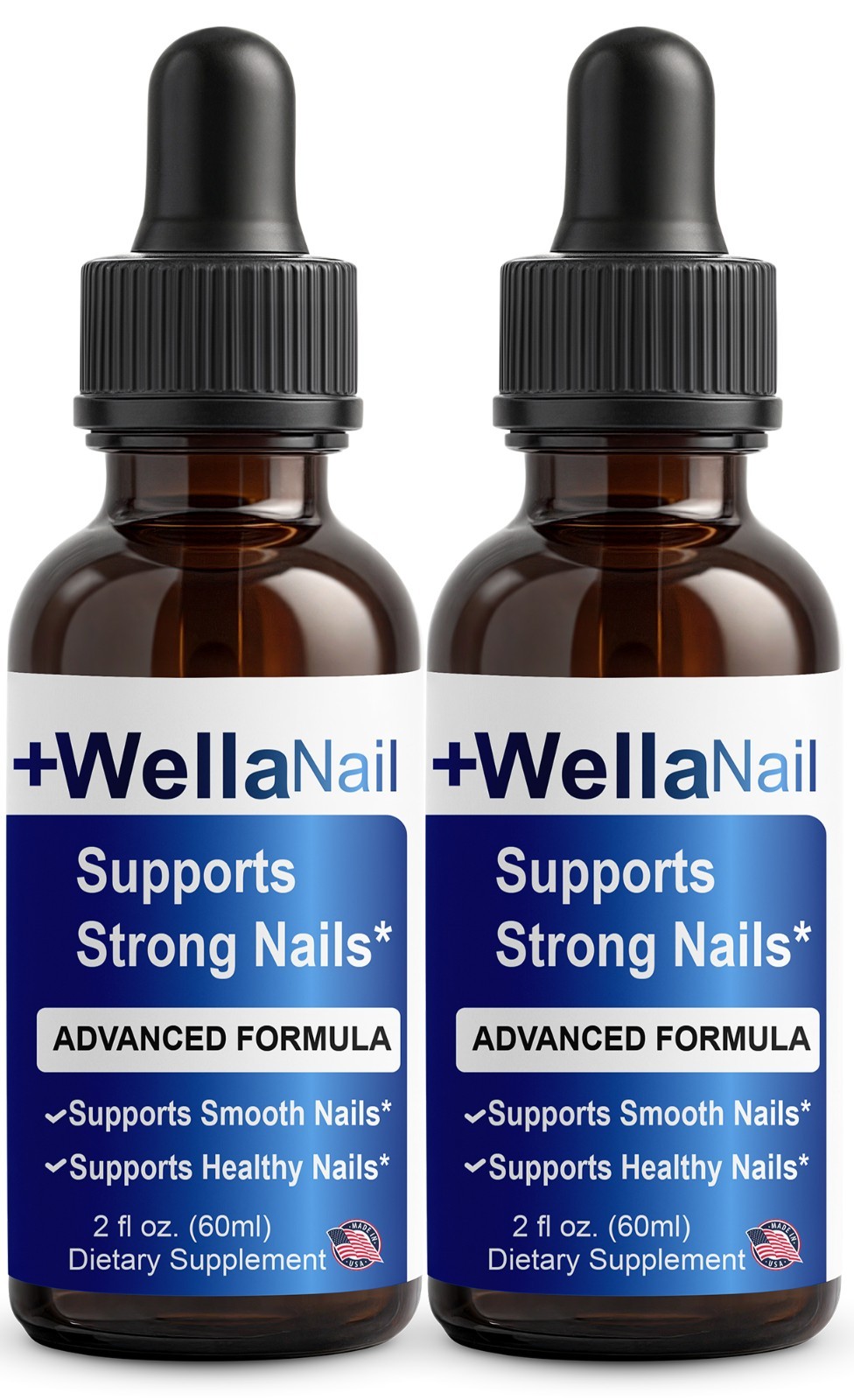 ( 2 Pack ) WellaNail Drops – Wella Nail Premium Liquid Formula for Healthy Nails