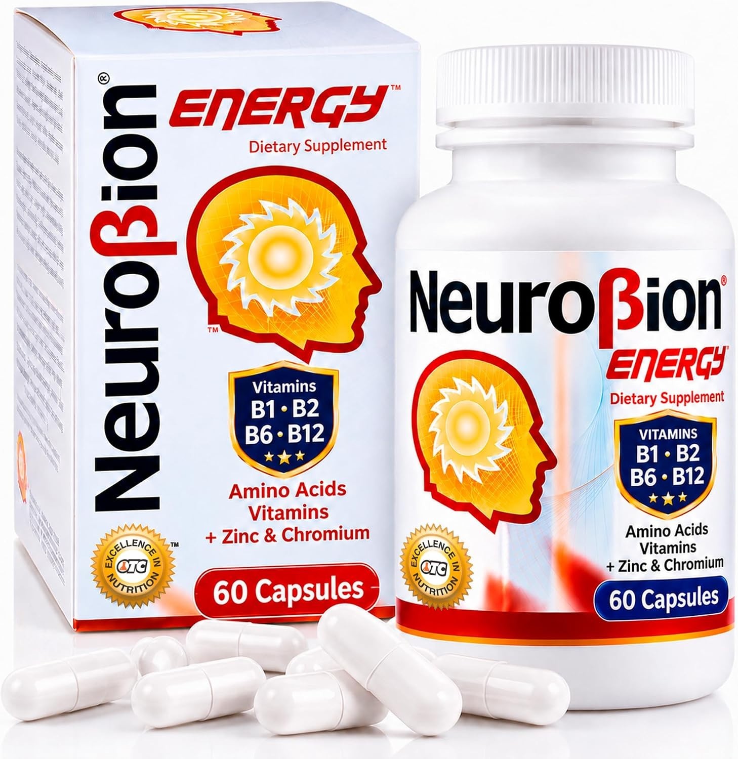NEUROBION – ENERGY – VITAMINS B1 B2 B6 B12 – 60 CAPS