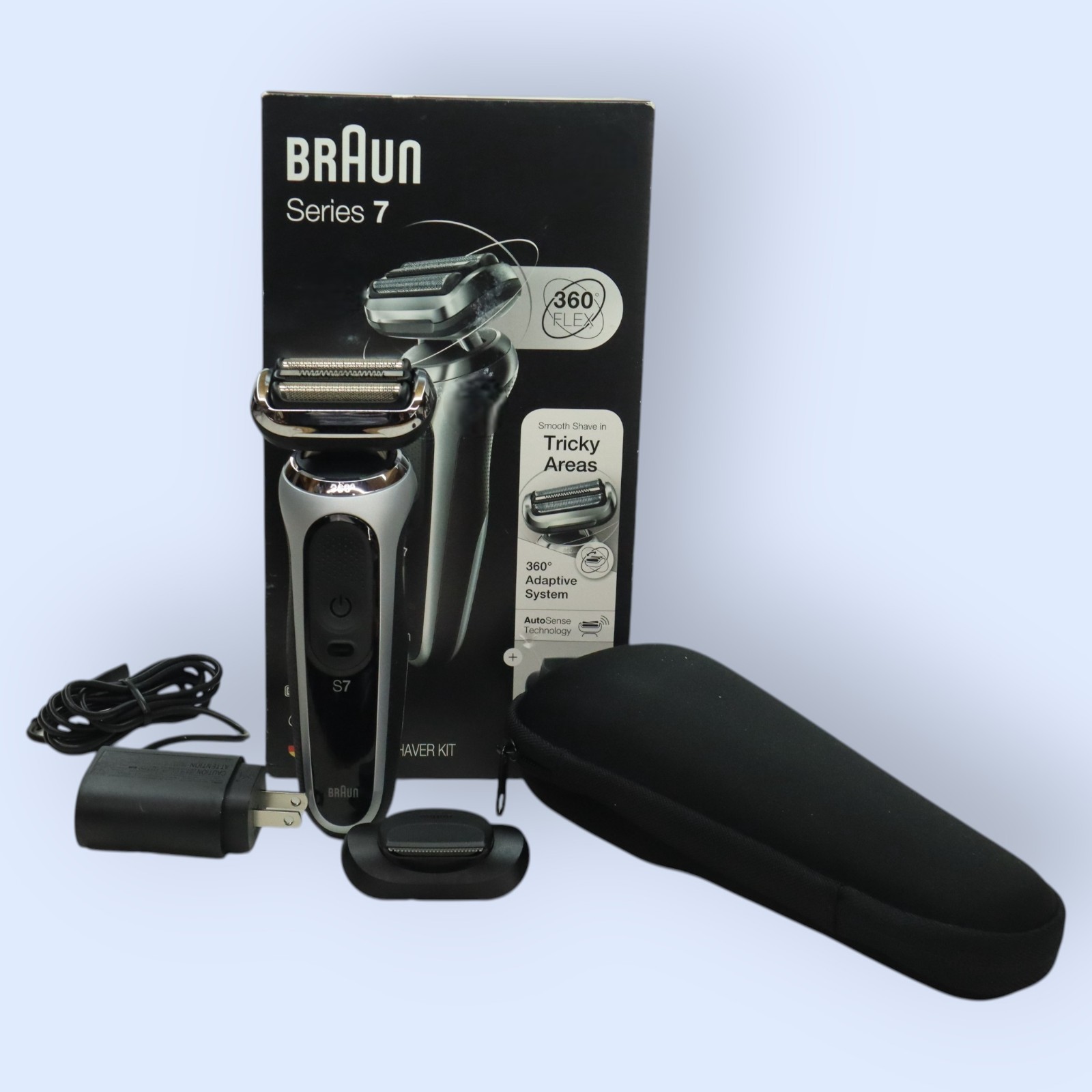 Braun Series 7 Rechargeable Electric Shaver – Silver (7027cs)
