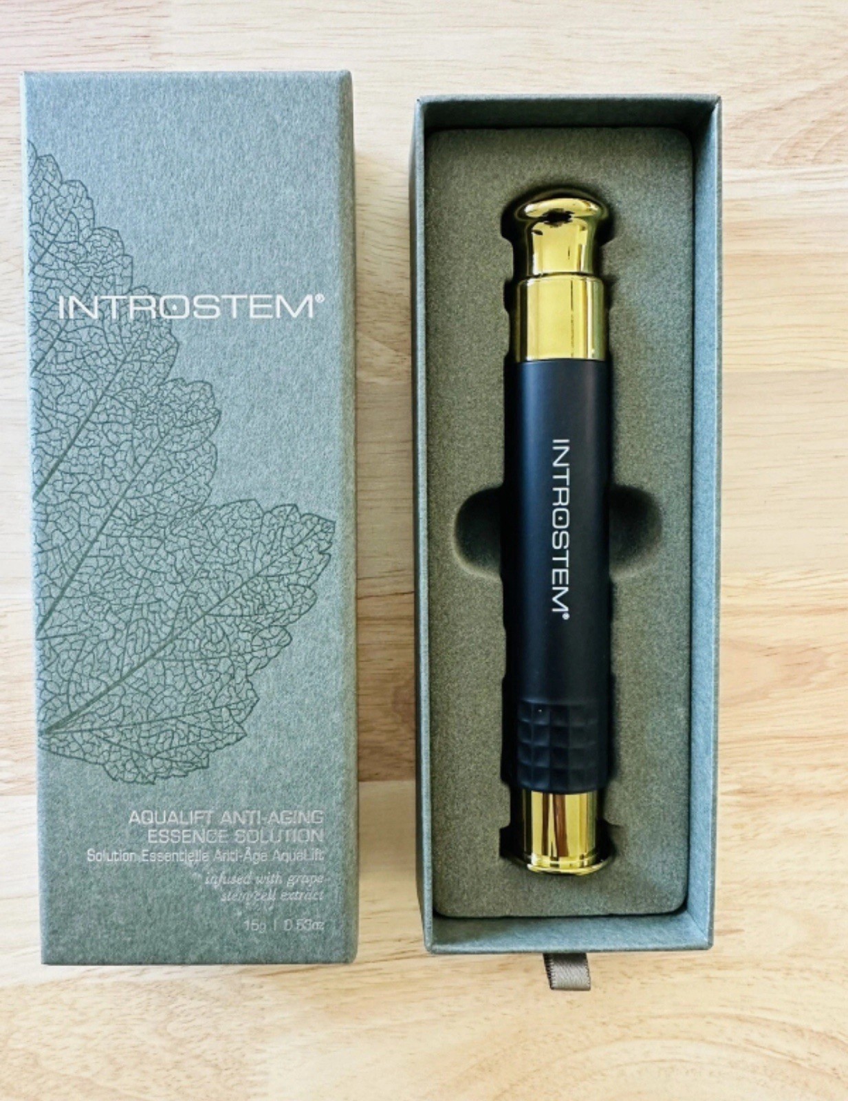 Introstem Aqualift Anti-Aging Essence Solution 0.53oz/15g Brand New