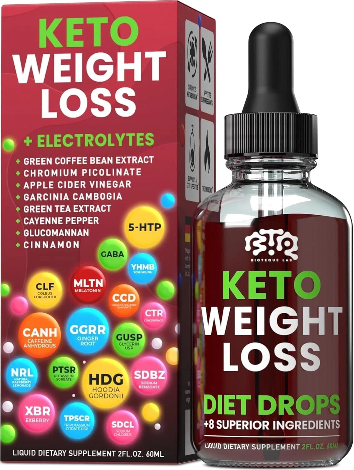 Keto Weight Loss Drops exp 1/27
