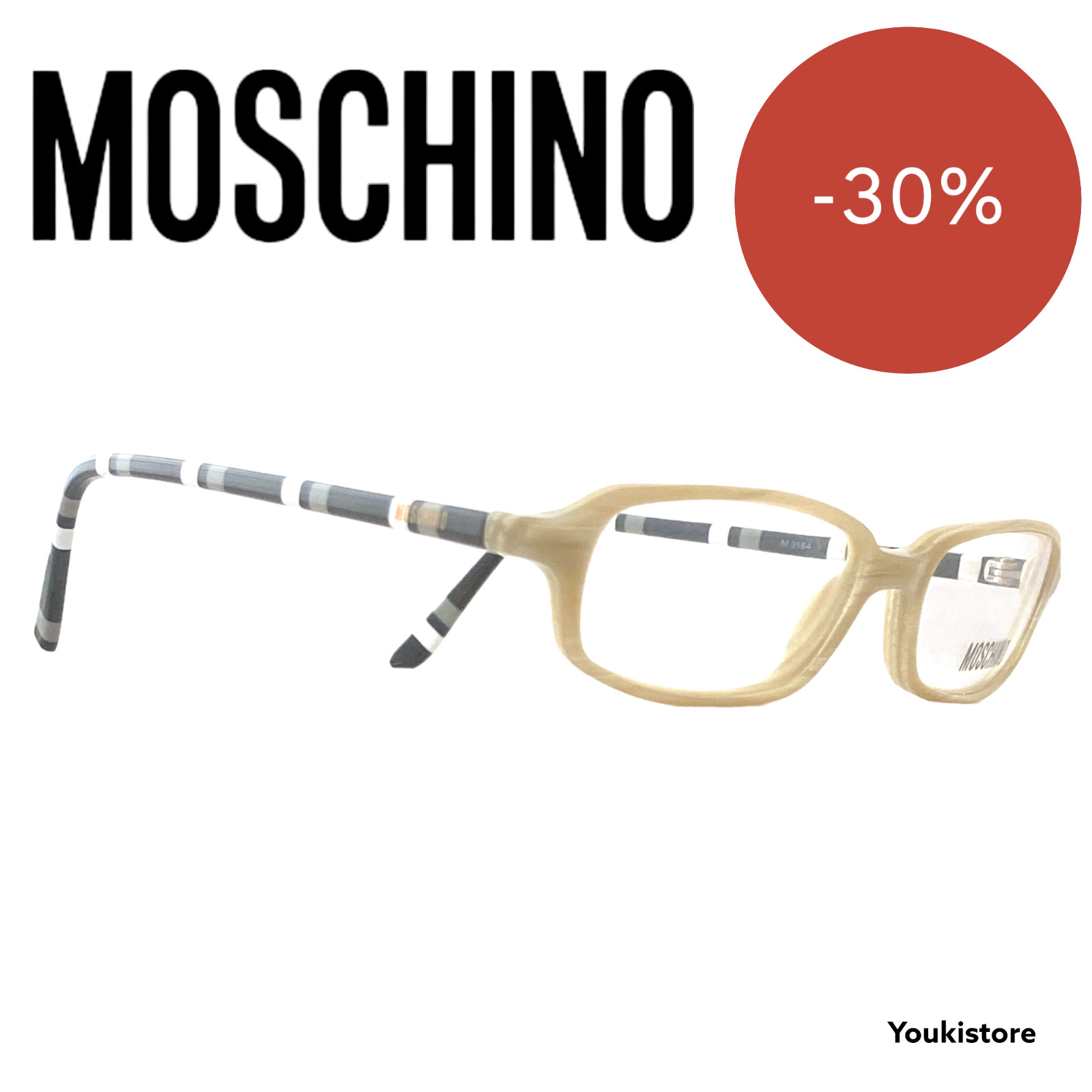 MOSCHINO eyeglasses M3554-V 409 50 16 125 eyeglasses Made in Italy CE