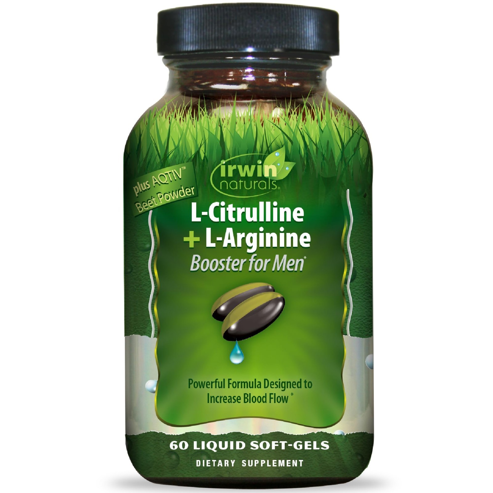 L-Citrulline L-Arginine Soft-Gels – 60 Count for Nitric Oxide & Circulation Boos