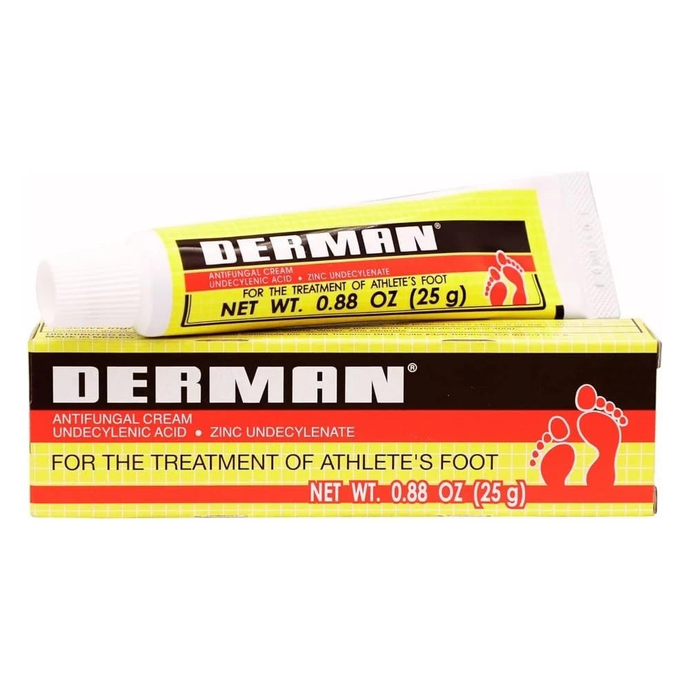 Derman Cream For The Treatment Of Athlete’s Foot, 1.76 Ounce (Pack Of 3)