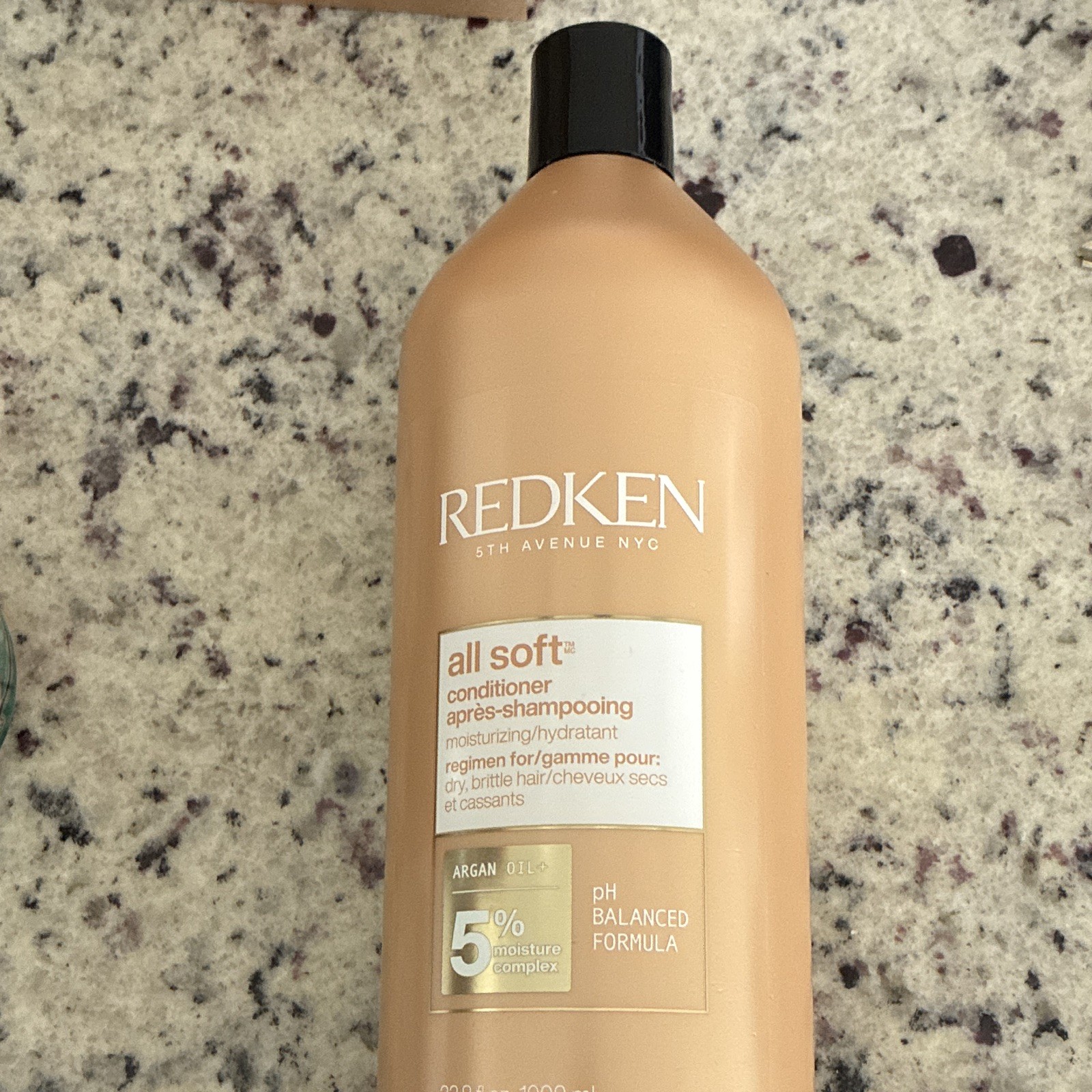 Redken All Soft Conditioner 33.8 fl oz / 1000 ml Argan Oil pH Balanced Cream
