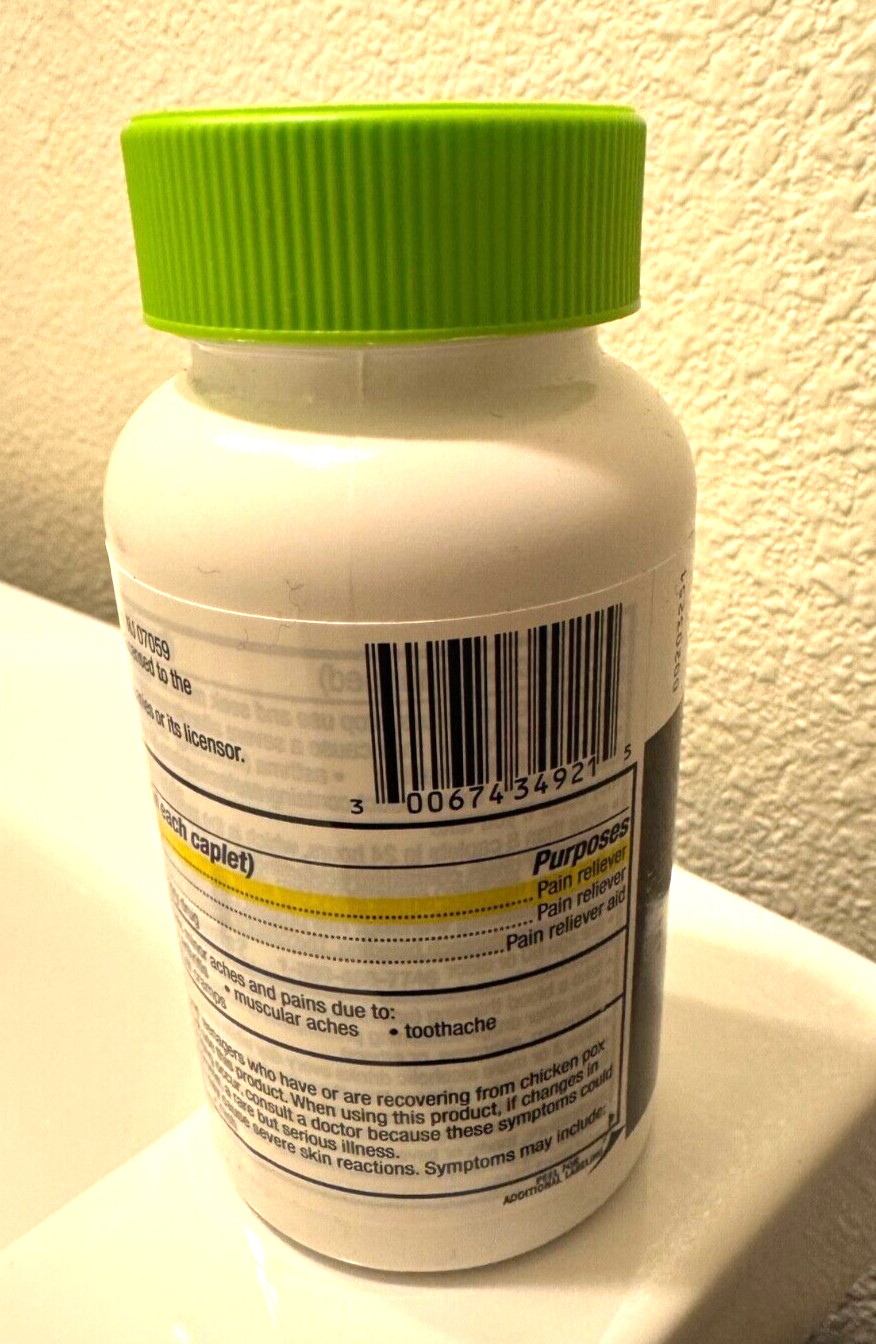 EXCEDRIN EXTRA STRENGTH 300 Caplets Pain Reliever Aid Aspirin (NSAID) Caffeine