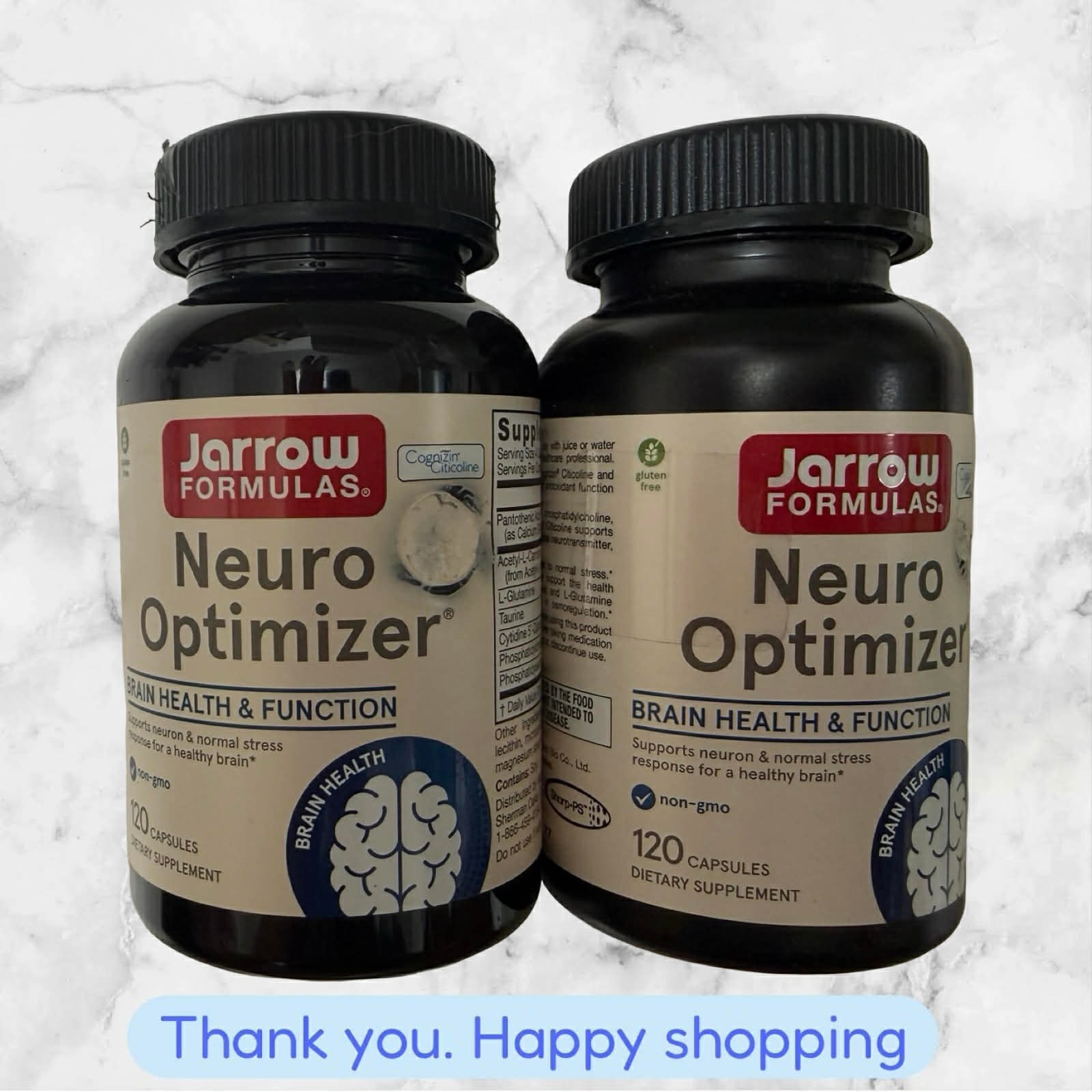 FOR 2 Jarrow Formulas Neuro Optimizer 120 Capsules Each EXP11/2026 NEW SHIPPING