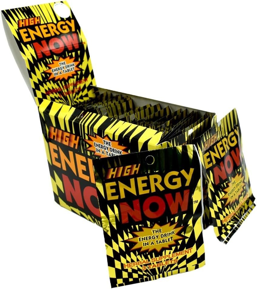 6 Boxes Of Energy Now High Supplements 144 Packs 3 Pills In Each Pack