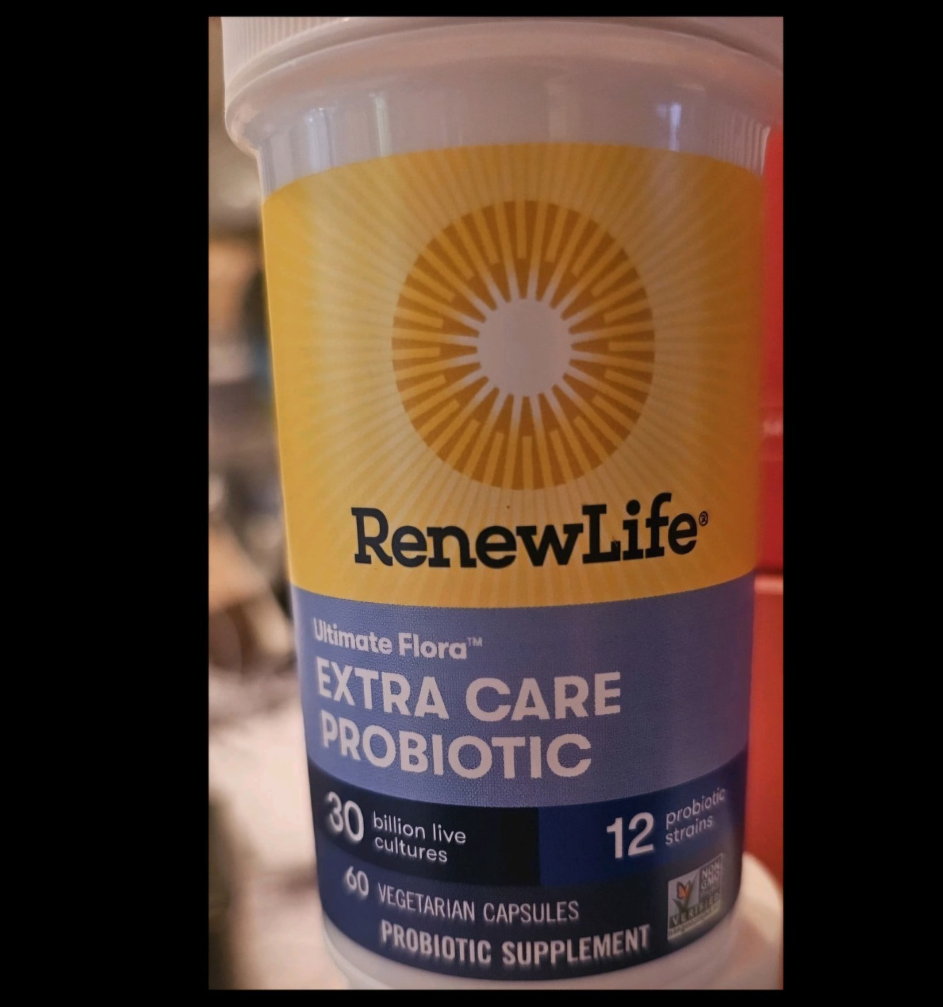 RenewLife Ultimate Flora Probiotic 30 Billion CFU 60 Veg Caps Non-GMO Exp 10/26