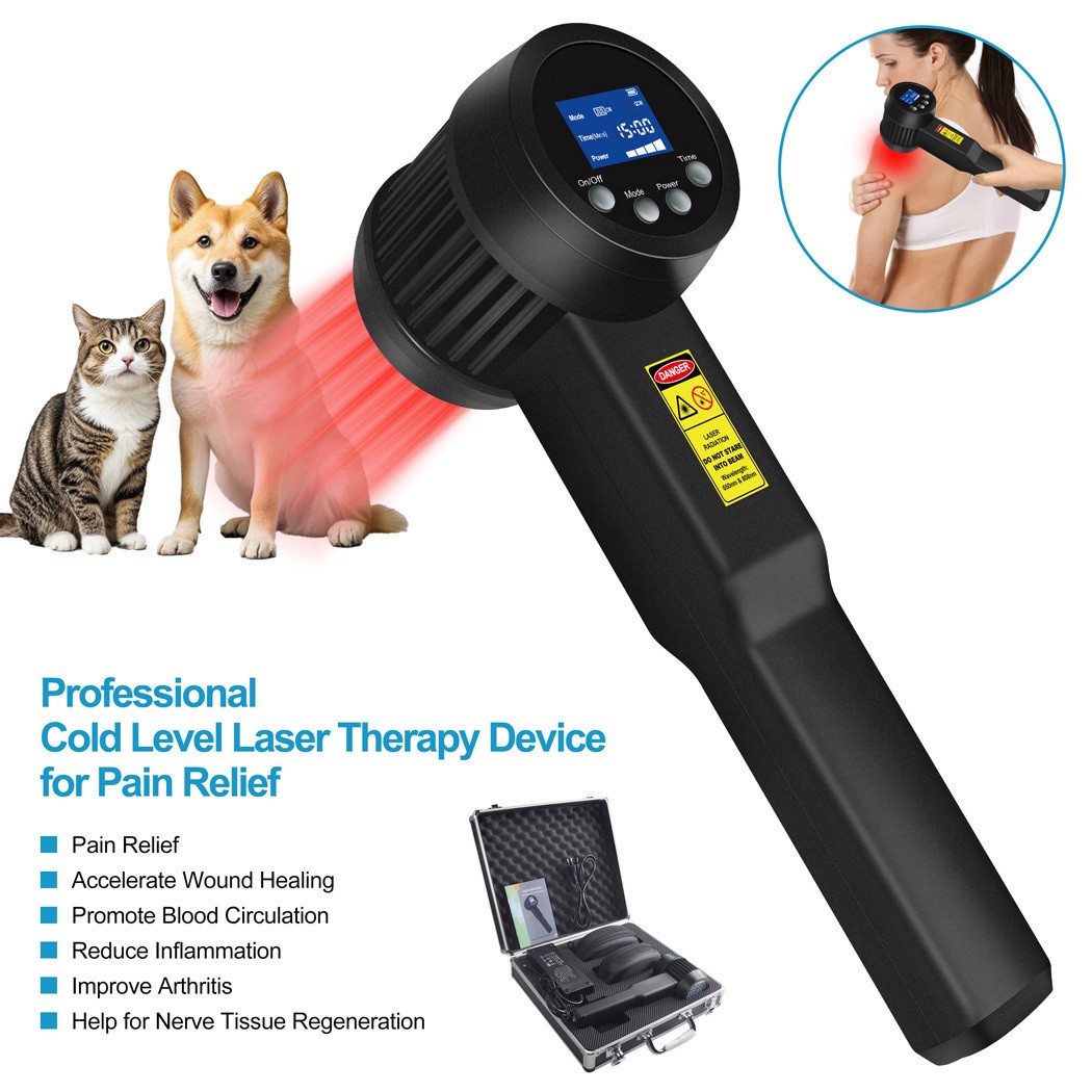 Red Light Laser Therapy LLLT Device For Arthritis Wounds Muscle Pain Relief 8W