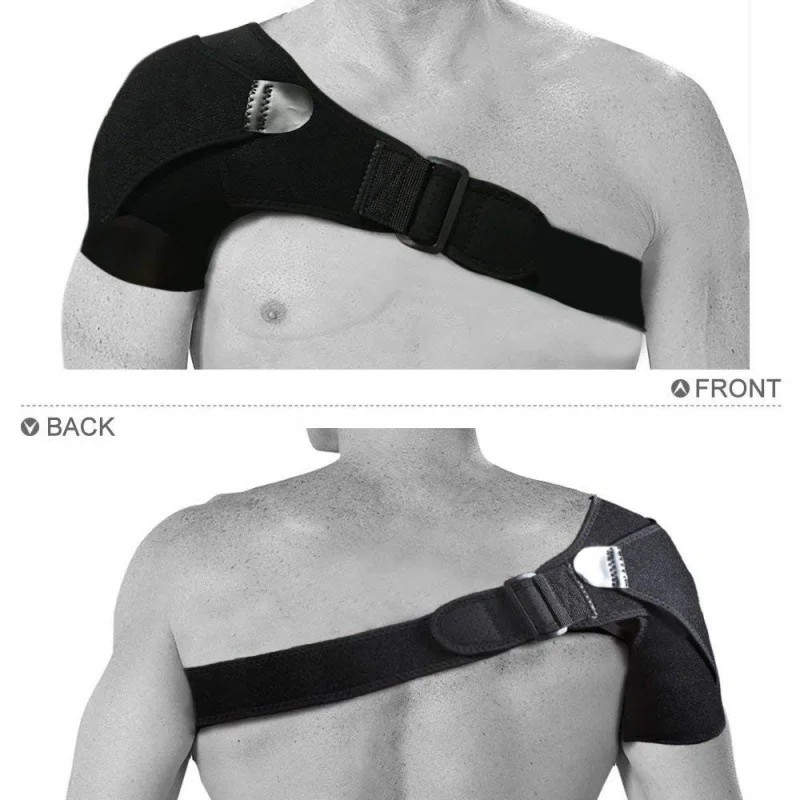 Adjustable Shoulder Brace Support with Pressure Pad Left Right Men Women