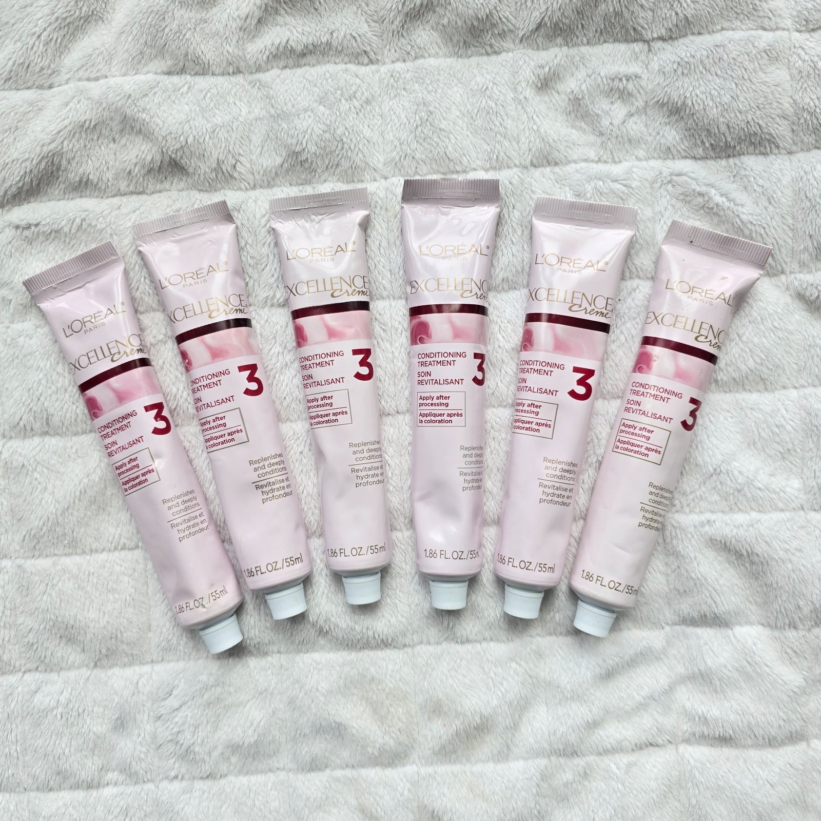 6ct L’oreal Excellence Creme nr 3 Conditioning Treatment Lot 6 Tubes 1.86 fl oz