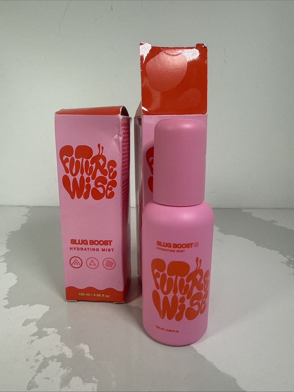 Lot Of 2 Futurewise SLUG BOOST Hydrating Facial Mist, 4.06 FL OZ, , Box Dmge*