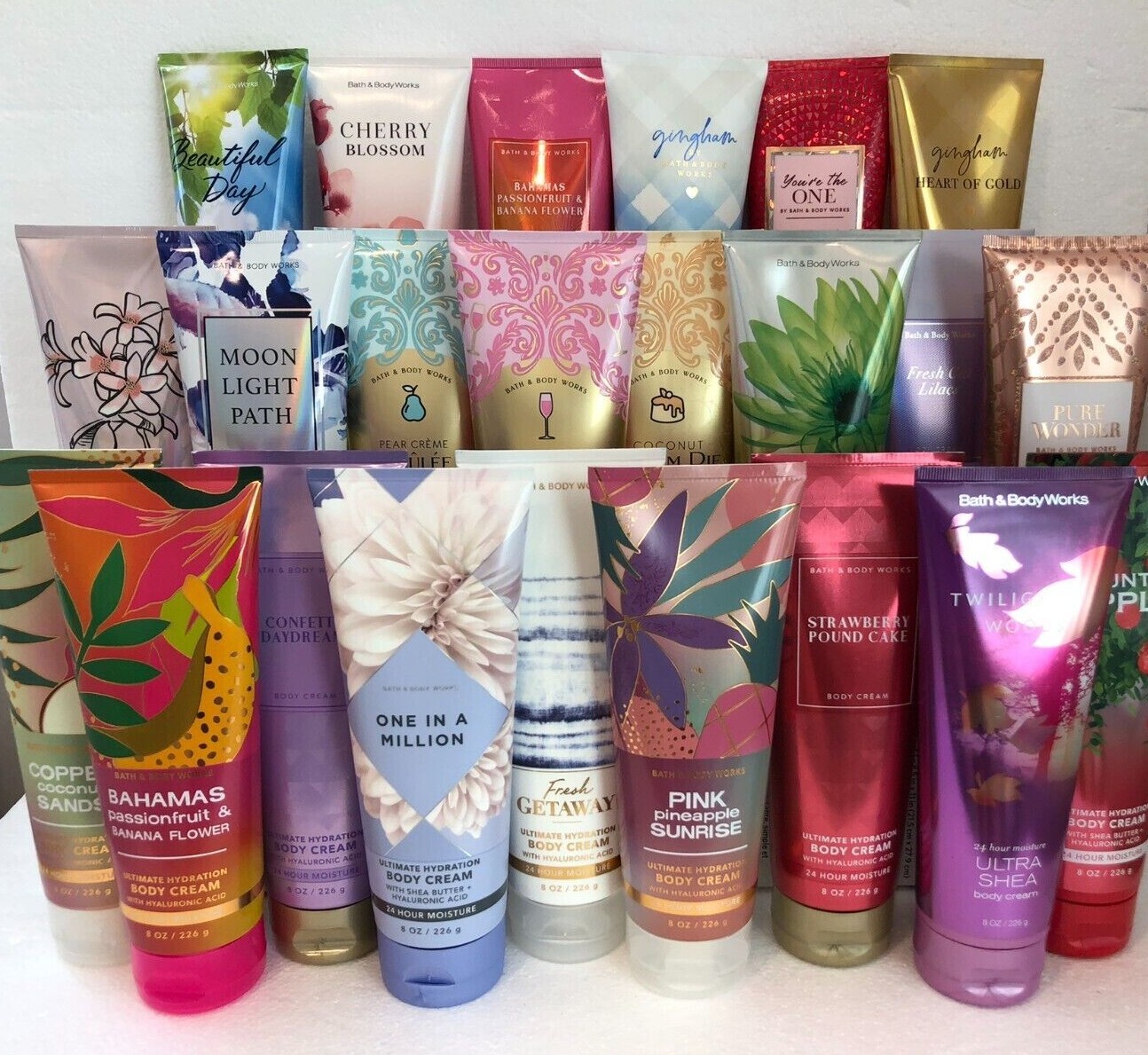 Bath and Body Works Body Cream 8 oz Triple Moisture or 24 Hour Ultra Shea Lotion