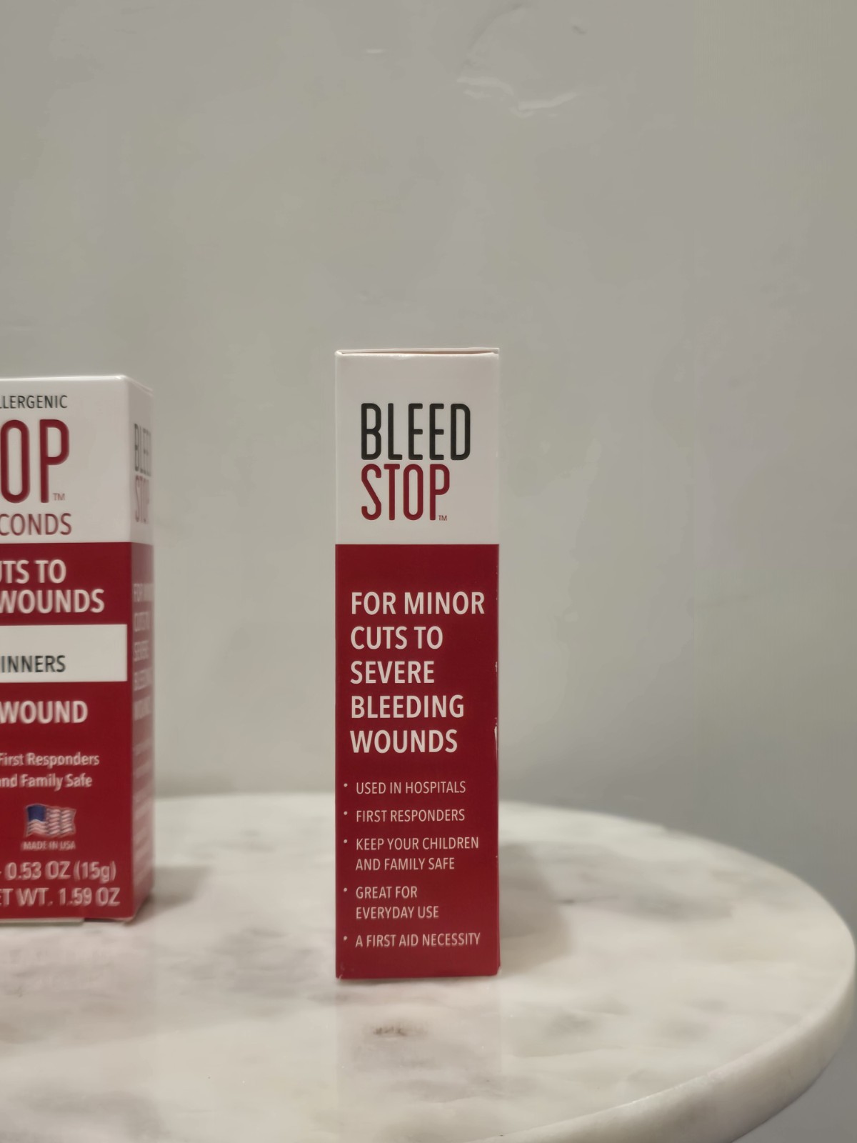 (x2)-BleedStop Minor Cuts to Severe Bleeding Wounds 3 Powder Packs EXP 12/2030