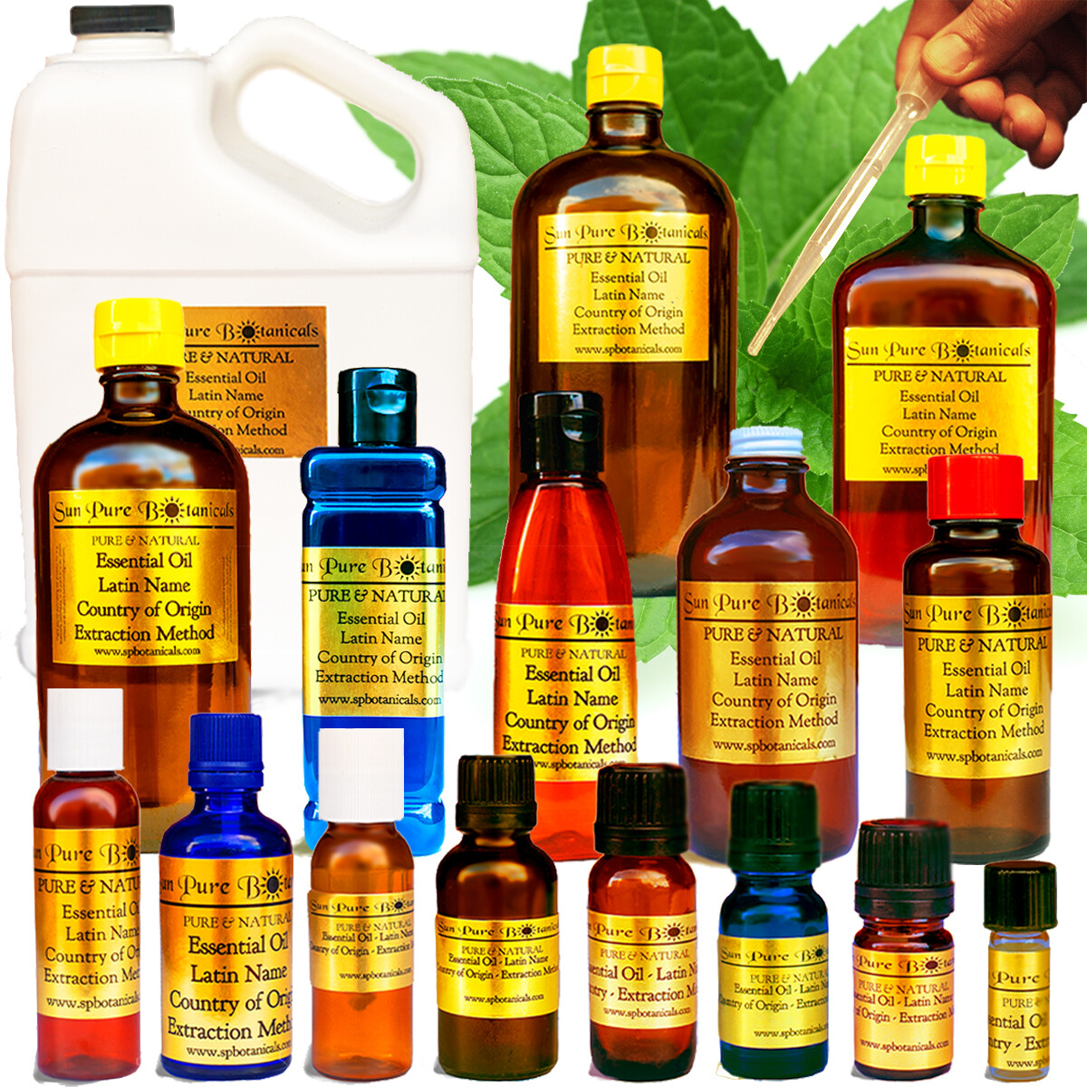 Peppermint! TOP SELLING Essential Oils 1 to 64 oz – ONE STOP SHOP – 100% Pure
