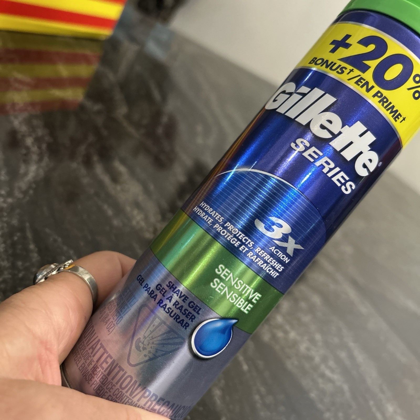 Gillette Series Sensitive Shave Gel, 8.4 oz