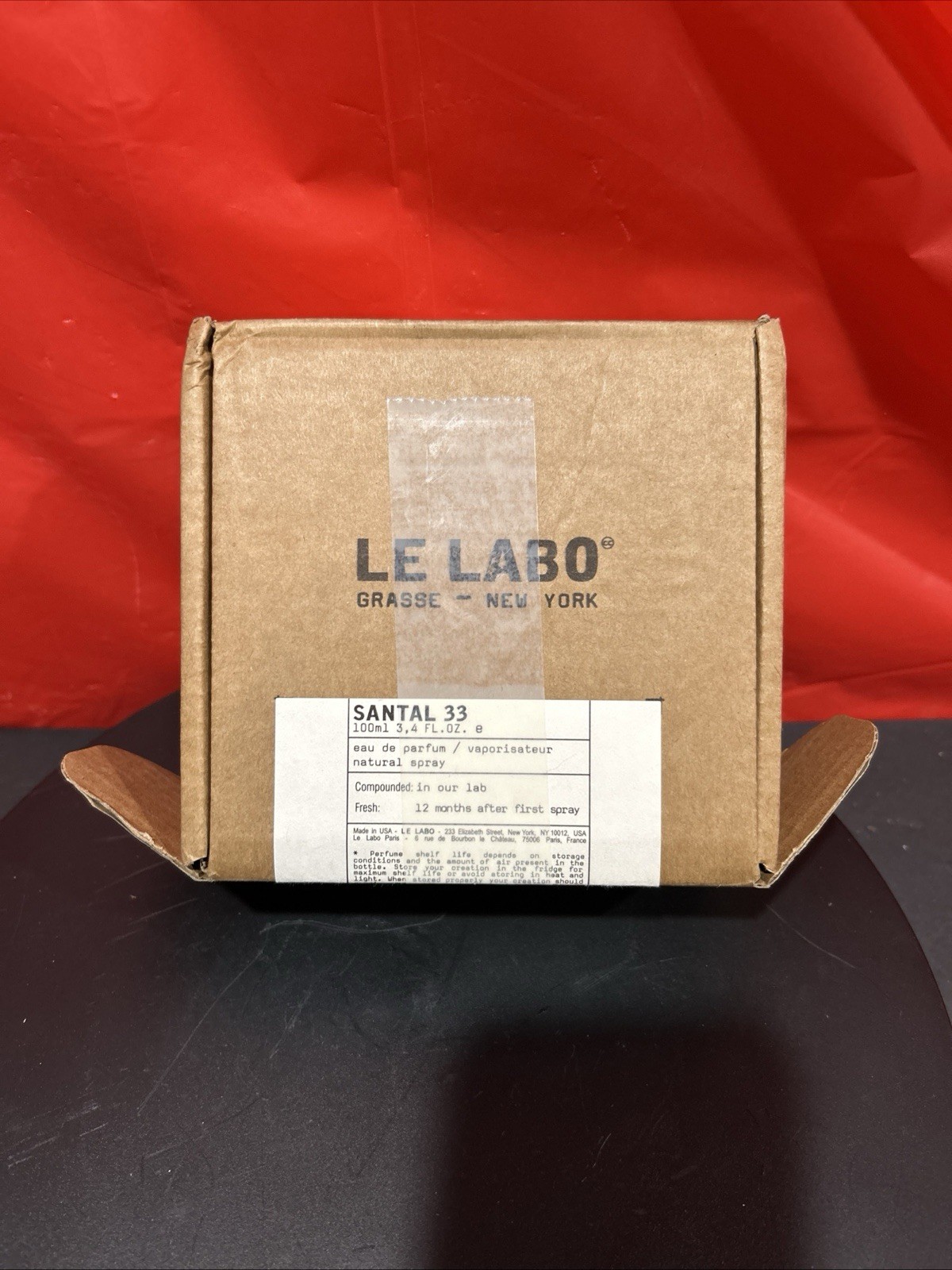 Le Labo Santal 33 Eau de Parfum Spray 3.4 oz / 100 ml – New in Box (Unisex)