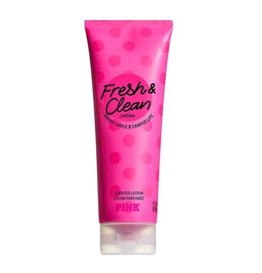 Victoria’s Secret PINK Fresh & Clean Body Lotion 8oz Bright Apple Campus Life