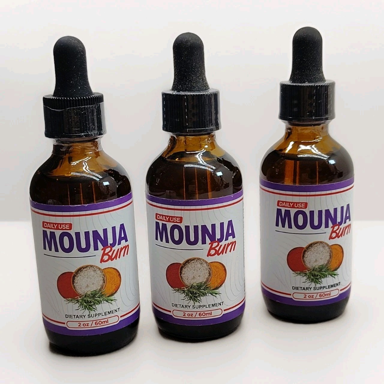 (3) Sealed Mounja Burn Drops, Dietary Advanced Weight Loss Formula NEW exp 1/27