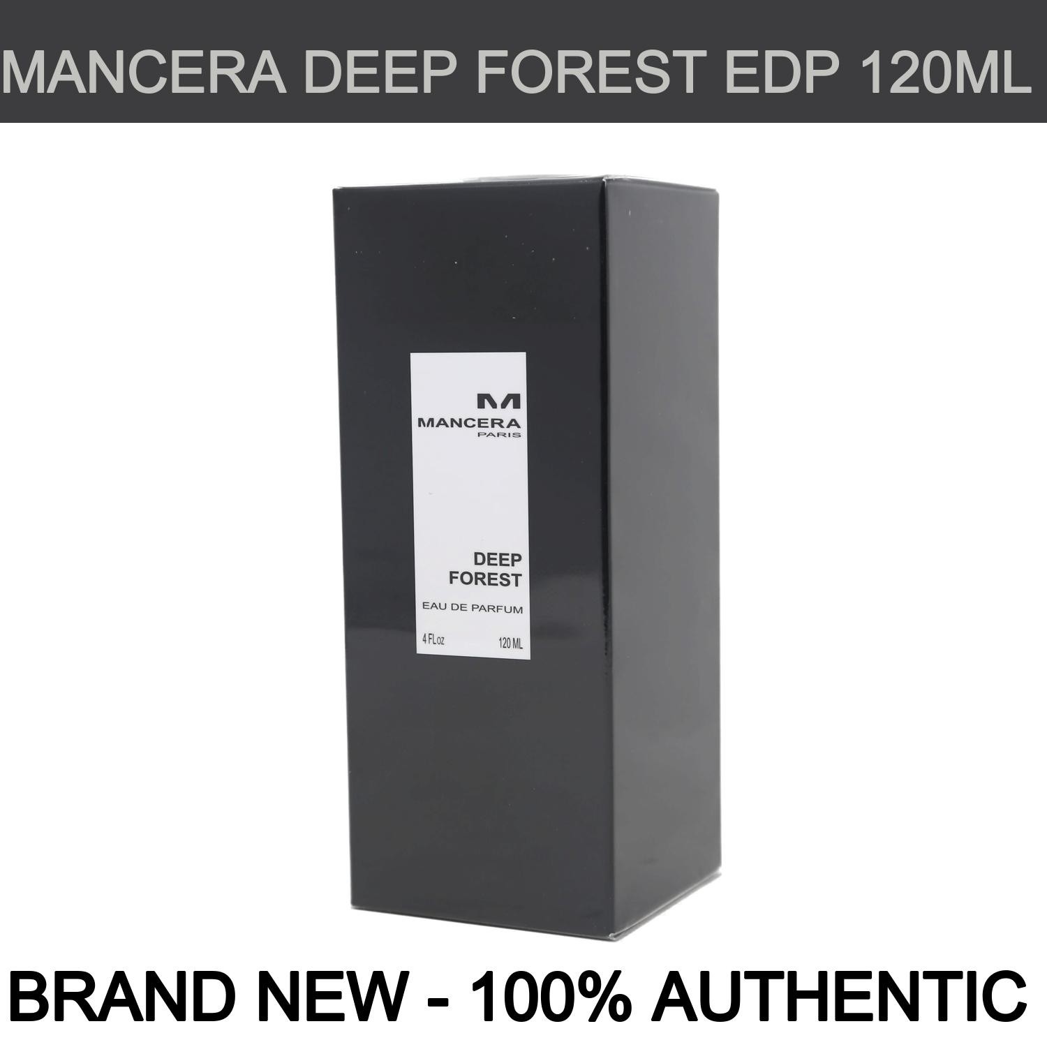 Mancera Deep Forest Unisex Eau de Parfum Spray 120ml/4.0oz – BRAND NEW