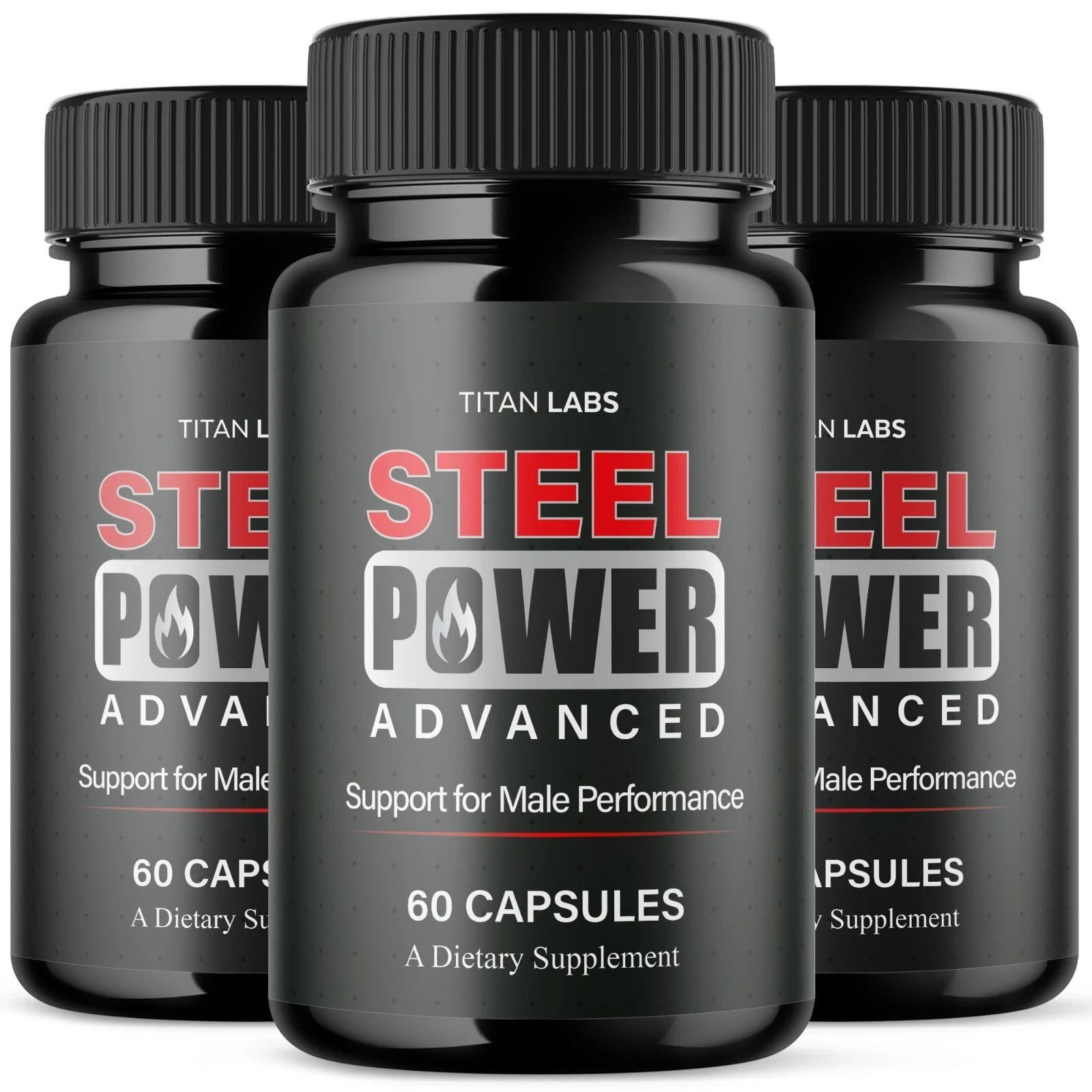 (3 Pack) Steel Power Advanced Male Health Support Supplement SteelPower