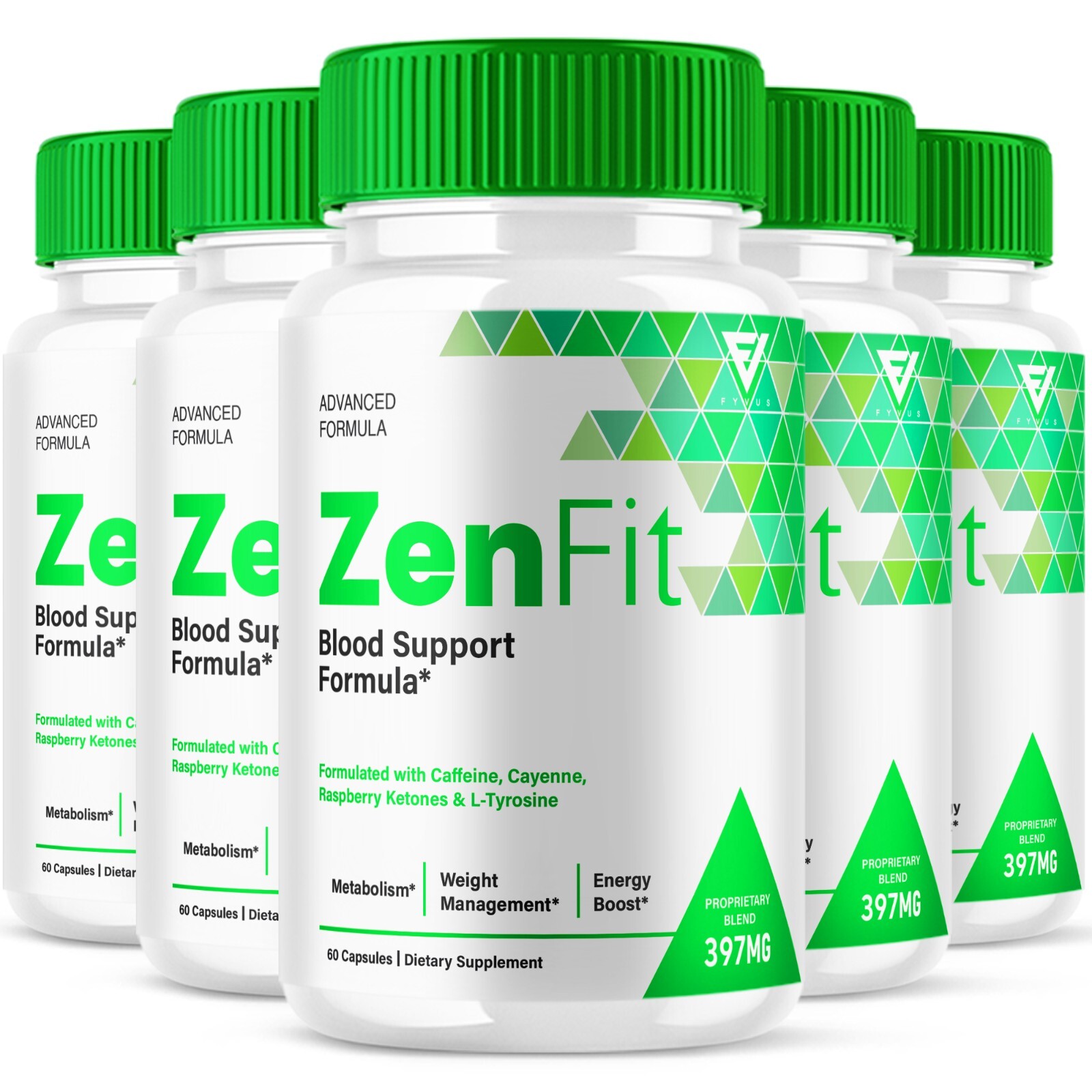 (5 Pack) ZenFit Capsules, ZenFit Glycogen Support Max Strength (300 Capsules)