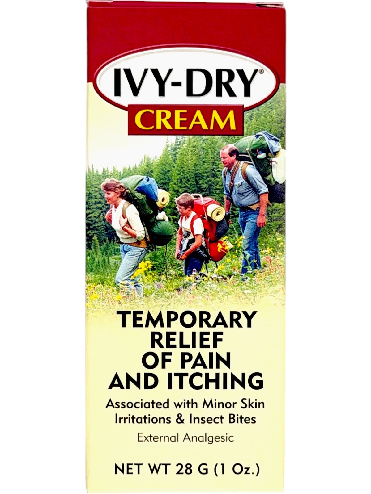 Ivy-Dry Cream 1 Oz Benzyl Alcohol Camphor Menthol Anti-Itch Relief (EXP 03/2027)