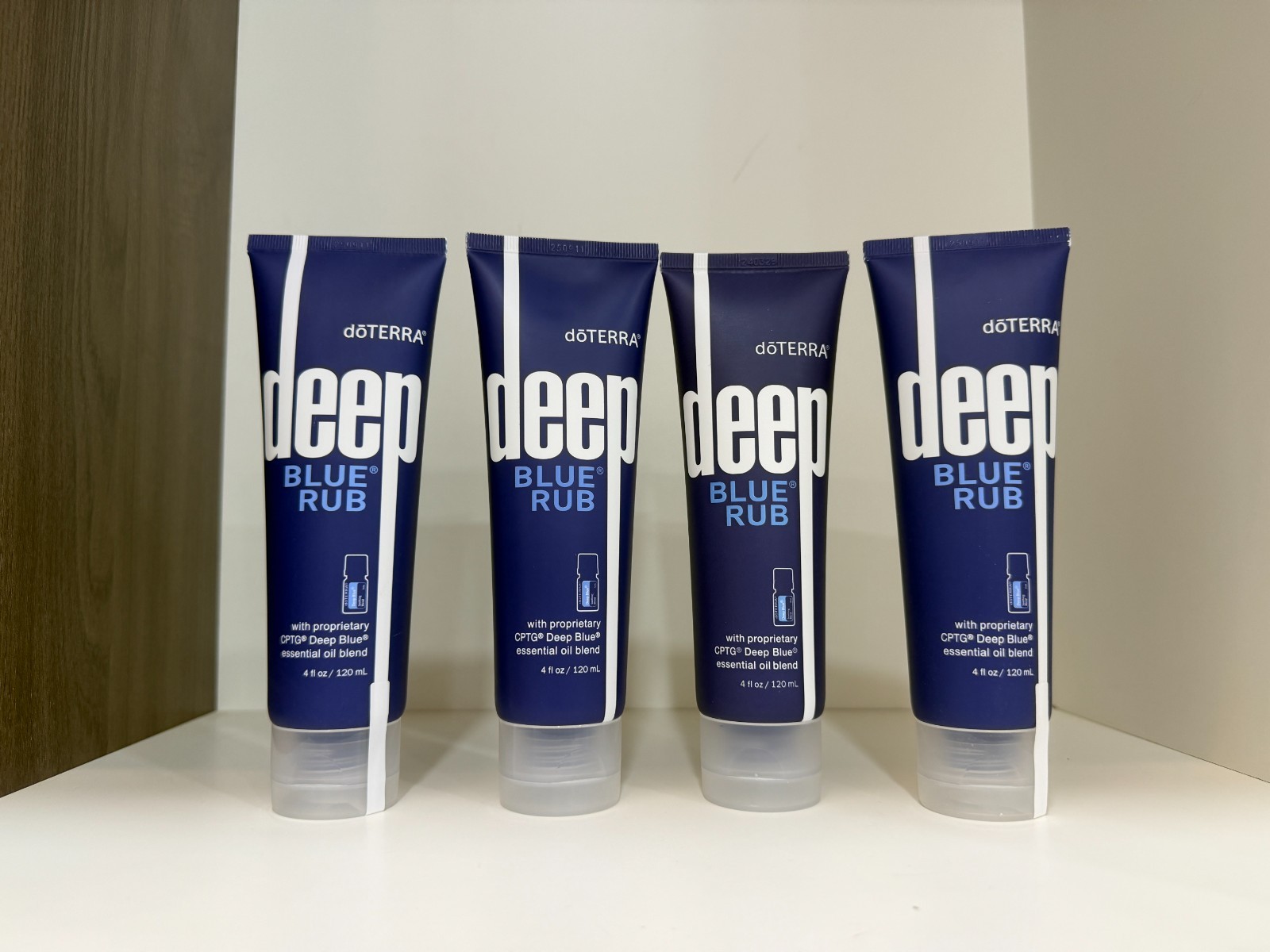 4 PACK DoTERRA Deep Blue doterra Rub Body Cream – 4 oz