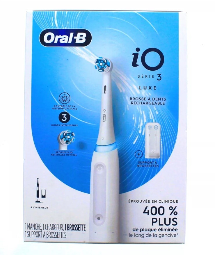 Oral-B iO3 Luxe Electric Toothbrush (1) and (1) Charger for Children & Adults 3+