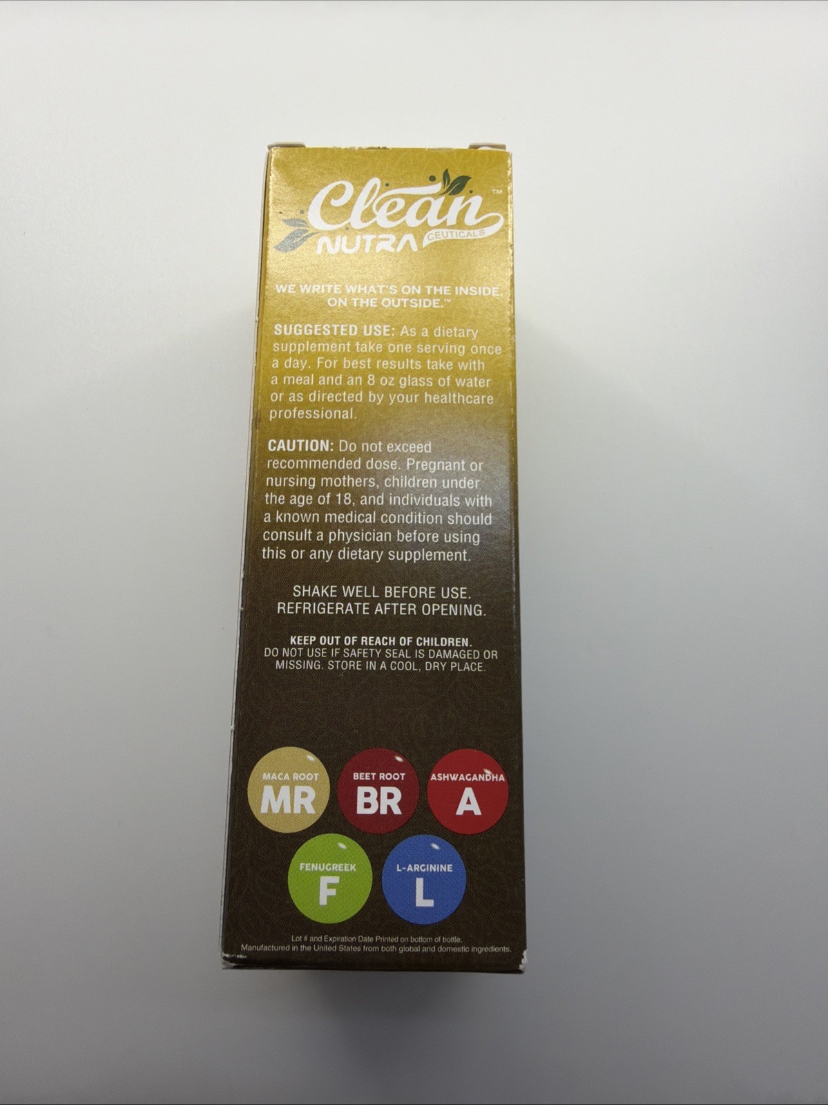 Clean Nutra Adaptodrive Liquid Drops – Maca Root, Ashwagandha, Beet Root, L-Argi