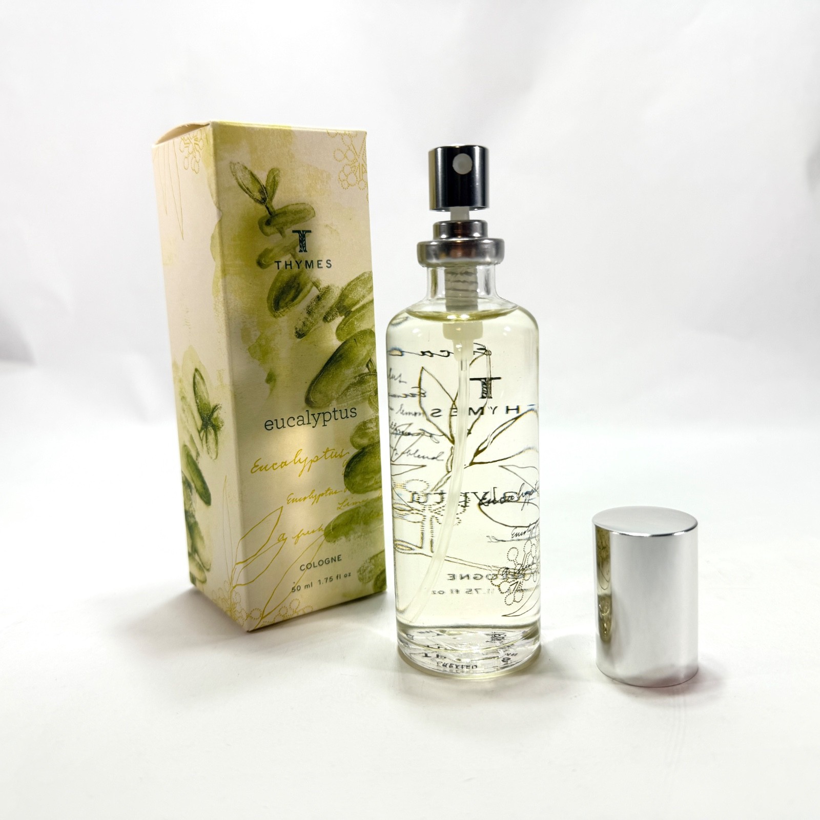 THYMES Eucalyptus Cologne 1.75 fl oz – Original Packaging – NIB – Made in USA