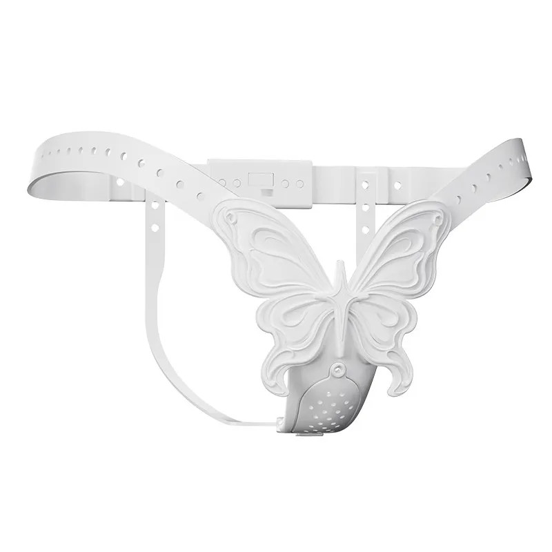 7 Colors Butterfly Shaped Adjustable Design Chastity Belt Women Chastity Pants