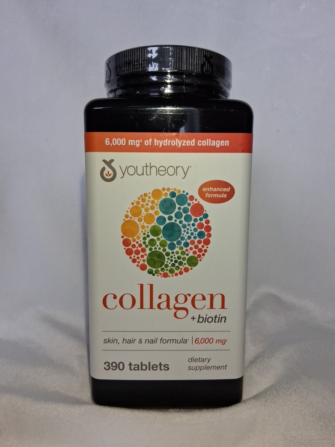 Youtheory Collagen & Biotin Supplement 390 Count