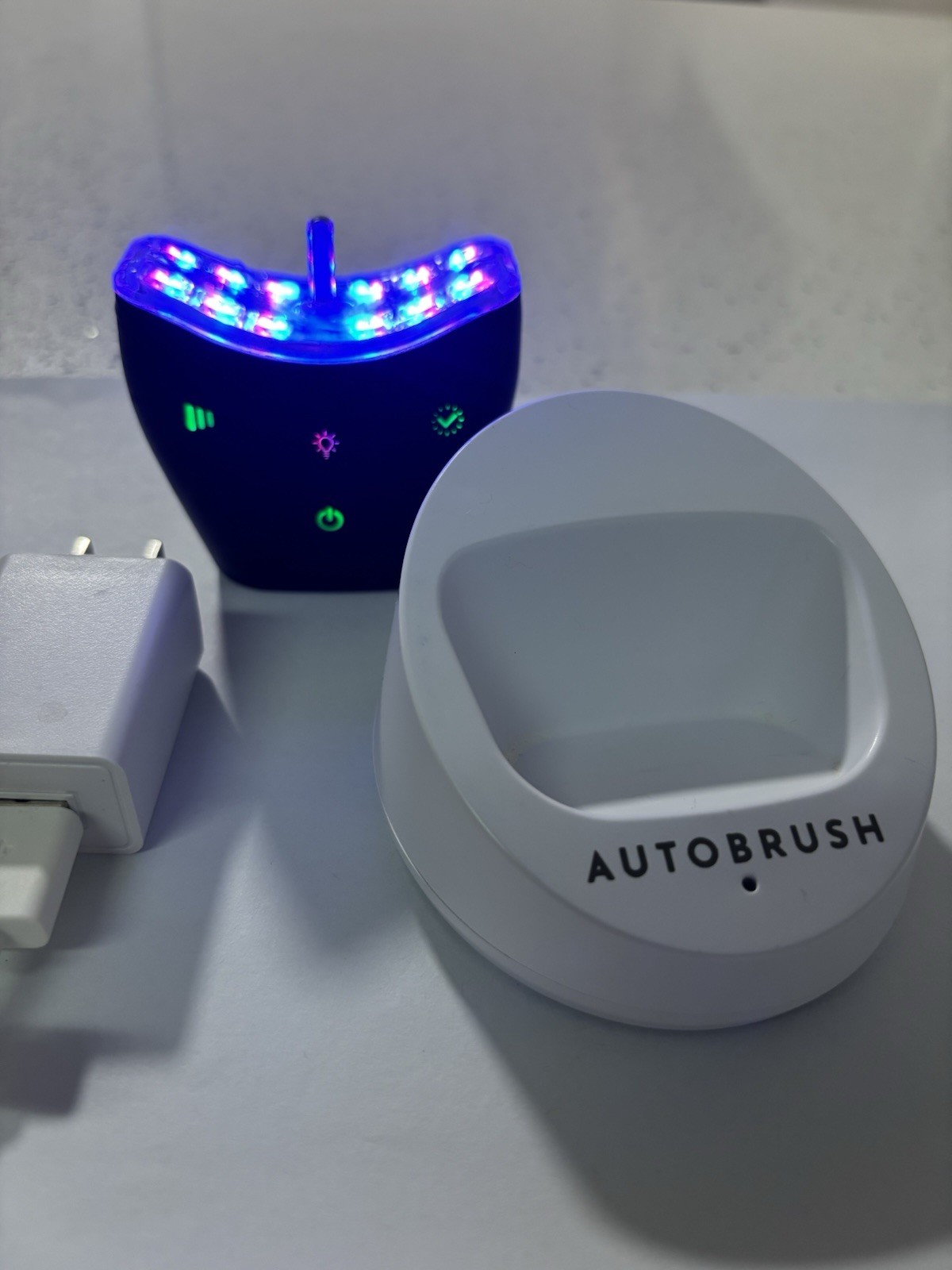AutoBrush Replacement Charging Base Dock & LED Handle USB Charger Tested Works