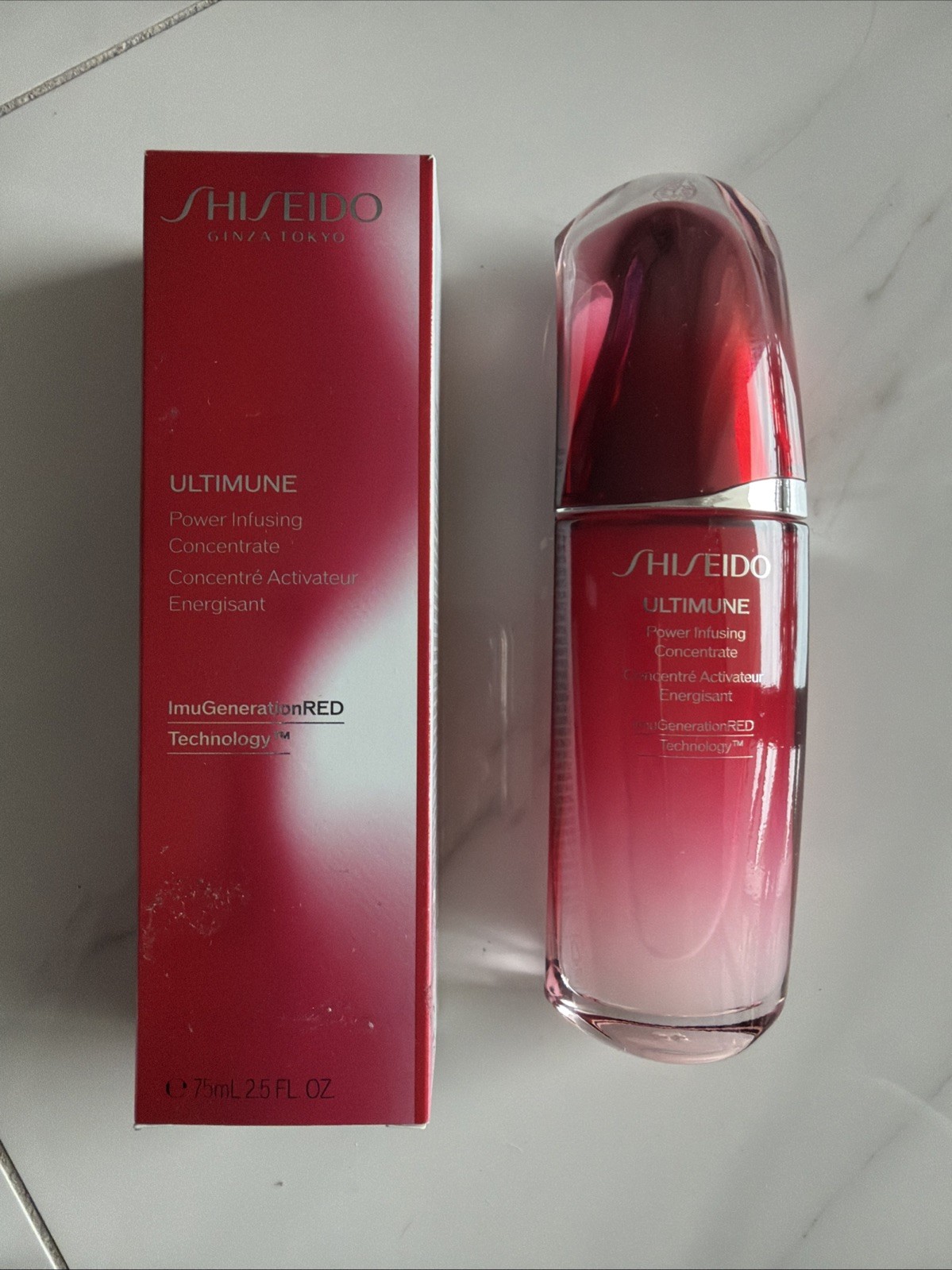 Shiseido Ultimune Power Infusing Concentrate Imugeneration 2.5 oz 75 mL New Seal