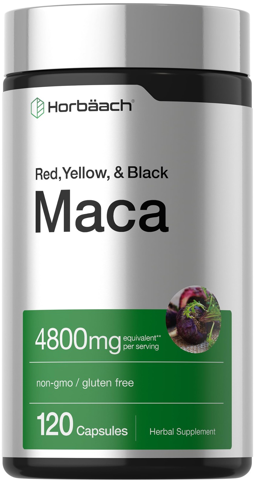 Maca Root Capsules for Men and Women | 120 Pills